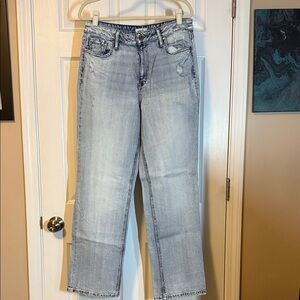 Classic Light Gray Straight Leg Jeans